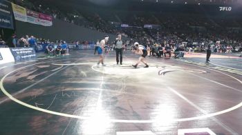 4A Boys 132 lbs Champ. Round 1 - Fletcher Farris, Mazama Boys vs Jeffery Conklin, Cottage Grove Boys