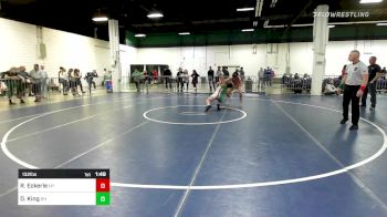 132 lbs Consi Of 64 #2 - Ryan Eckerle, NY vs Dakota King, OH