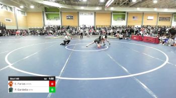 132 lbs Round Of 16 - Elijah Farias, Gardiner vs Phoenix Gardella, Norwalk
