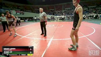 5A-120 lbs Quarterfinal - Ryder Lee, Redmond vs Drake Larsen, Mountain View