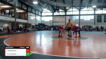 117-125 lbs Quarterfinal - Coji Campbell, Toss Em Up Wrestling Academy vs Zyan Westbrook, Sterling Elite