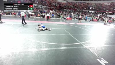 66 lbs Cons. Round 4 - Emerson Ryals, Team Nazar Training Center vs Camden Sokol, Mineral Point Wrestling Club