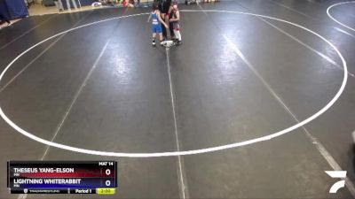 45 lbs Round 2 - Lightning Whiterabbit, MN vs Theseus Yang-Elson, MN