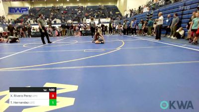 105 lbs Rr Rnd 2 - Xamena Rivera Perez, Lone Grove Takedown Club vs Taliyah Hernandez, Lone Grove Takedown Club