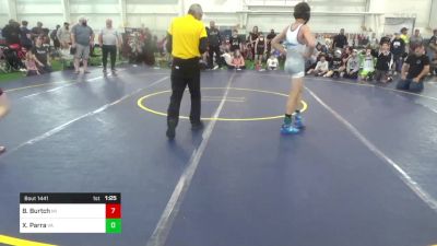 90-J lbs Round Of 16 - Bradley Burtch, MI vs Xander Parra, VA