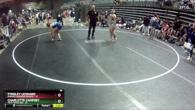 150 lbs Finals (8 Team) - Tynsley Leonard, Kansas Lavendar Dragon vs Charlotte Campsey, Team Texas Red