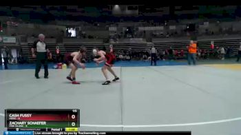 115 lbs Placement (4 Team) - Zachary Schaefer, Pine Island vs Cash Fussy, Pierz