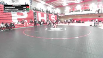 150 lbs Cons. Semi - Braden Mills, Kamiakin vs Cheyzen Quevedo, Lake Stevens