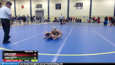 149 lbs Cons. Round 2 - Luke Studer, Saint Cloud State vs Tobias Speth, UW-Eau Claire