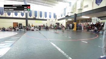 190lbs Champ. Round 3 - Brooklyn Quigg, Walla Walla (Girls) vs Laila Armijo, Sageview (Girls)