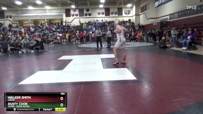 190 lbs Round 2 - Dusty Cook, Xavier, Cedar Rapids vs Walker Smith, Lisbon