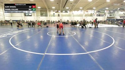 154 lbs Consi Of 8 #1 - Alex Ghazal, Top Flight Wrestling Academy vs Daniel Collins, Waltham