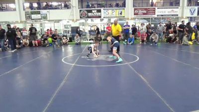 S-75 lbs Quarterfinal - Lawson Sparks, PA vs Brody Compau, MI