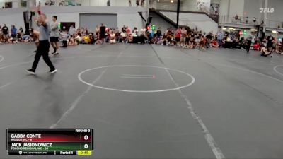 106 lbs Round 3 (8 Team) - Jack Jasionowicz, Pocono Regional WC vs Gabby Conte, Validus WC