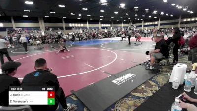 120 lbs Consi Of 16 #1 - James Buck III, Walden Grove vs Caleb Valenzuela, Chino WC