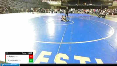 71 lbs Cons. Round 4 - Robert Adams Iii, Fife Thunder Wrestling vs Frederick Osborn, Askeo International Mat Club