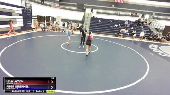 120 lbs Round 2 (4 Team) - Lyla Layson, Nevada Elite vs Piper Gershmel, Montana