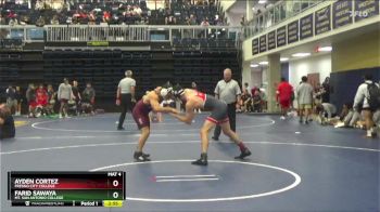 165 lbs Cons. Round 5 - Farid Sawaya, Mt. San Antonio College vs Ayden Cortez, Fresno City College