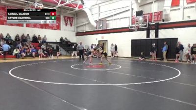 JV-14 lbs Round 3 - Abigail Ellison, Ottumwa vs Kaylee Cantrell, Vinton-Shellsburg