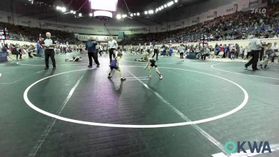 46 lbs Round Of 32 - Hayes Martz, Norman Grappling Club vs Knox Branham, Vian Wrestling Club