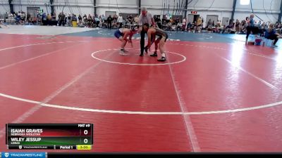 Elite 125 lbs Cons. Round 2 - Isaiah Graves, Nebraska Wesleyan vs Wiley Jessup, Loras