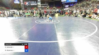 132 lbs Cons 8 #2 - Carter Schmidt, Montana vs Giosue Hickman, Arizona