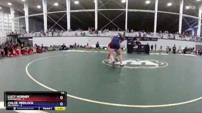 115 lbs Round 5 (6 Team) - Lucy Hornby, Washington vs Chloe Medlock, Oklahoma
