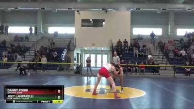 125 lbs Semifinal - Joey Lamparelli, Muhlenberg College vs Danny Poggi, Oneonta State