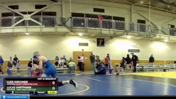 114 lbs 3rd Place Match - Lucas Hartmann, Memorial Tiger Wrestling Club vs Luke Kirchner, Jennings County Wrestling Club