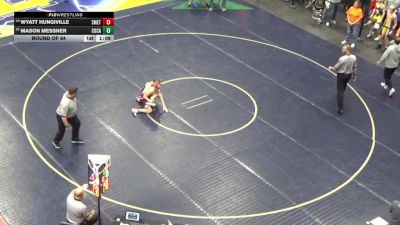 110 lbs Round Of 64 - Wyatt Hungiville, Smethport vs Mason Messner, Cocalico