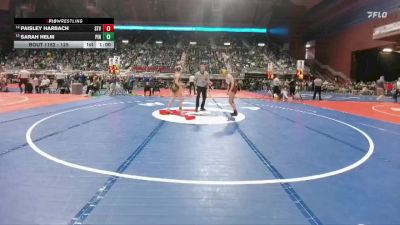 125 lbs Cons. Round 1 - Paisley Harbach, Star Valley vs Sarah Helm, Pinedale