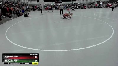 190 lbs Cons. Round 1 - Akeem Mitchell, SJF/HAC vs Braxton Coey, Kingdom Wrestling