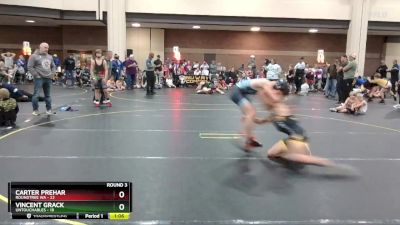 125 lbs Round 3 (6 Team) - Carter Prehar, Roundtree WA vs Vincent Grack, Untouchables