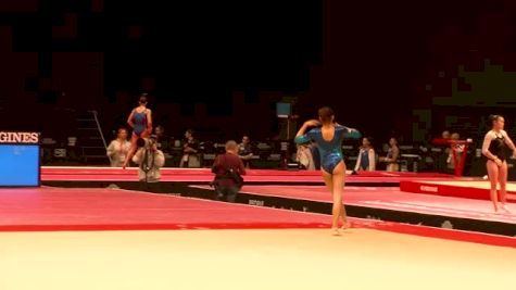 Romania, Larisa Iordache, FX - 2015 World Championships Podium Training