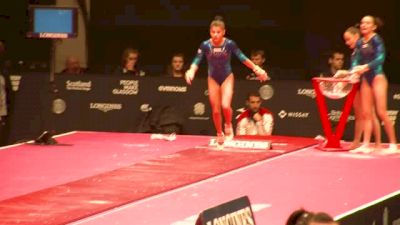 Romania, Laura Jurca, VT - 2015 World Championships Podium Training