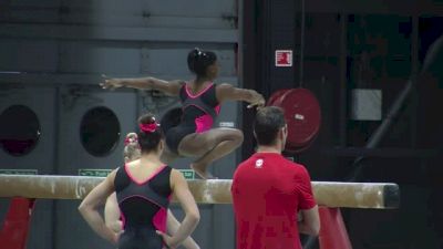 Simone Biles Full Beam Set, 2015 World Championships Training Day 1