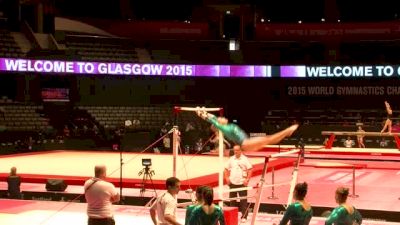 Canada, Brittany Rogers, UB Half Set - 2015 World Championships Podium Training