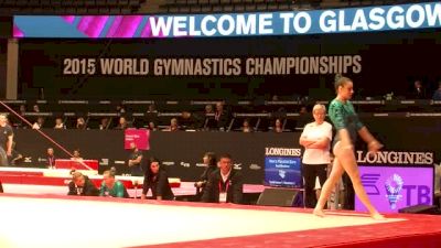 Canada, Madison Copiak, FX - 2015 World Championships Podium Training