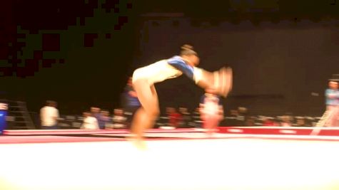 Brazil, Lorrane Oliveira, FX - 2015 World Championships Podium Training