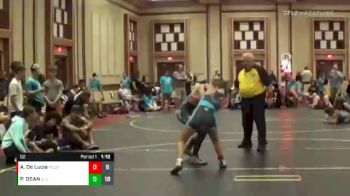 92 lbs Round 5 (8 Team) - Alessia De Lucia, Misfits Cordoba vs PEGGY SUSAN DEAN, Elite Wrestling