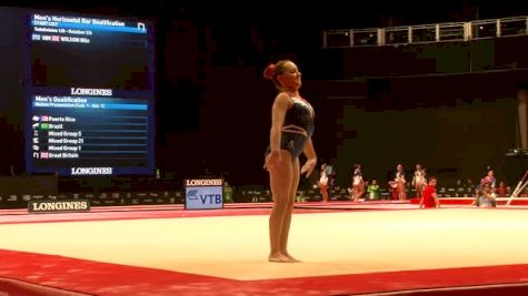 Great Britain, Amy Tinkler, FX - 2015 World Championships Podium Training