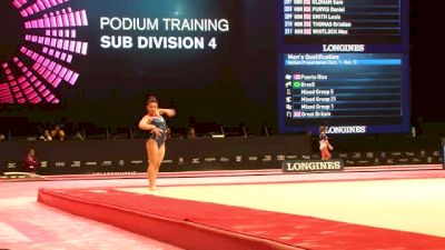 Great Britain, Claudia Fragapane, FX - 2015 World Championships Podium Training