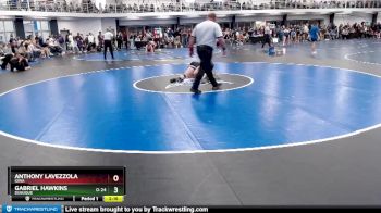 Silver 125 lbs Cons. Round 3 - Anthony Lavezzola, Iowa vs Gabriel Hawkins, Dubuque