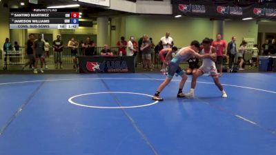 115 lbs Cons. Sub-semis - Santino Martinez, Izzy Style Wrestling vs Jameson Williams, Gold Rush Wrestling