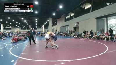 144 lbs Cons. Round 1 - Brayden Stockton, Greenwood Wrestling vs Gavin Petersen, Trojan Wrestling Academy LLC