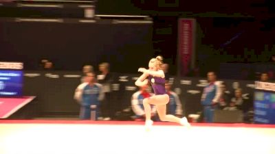 Russia, Daria Spiridonova, FX - 2015 World Championships Podium Training