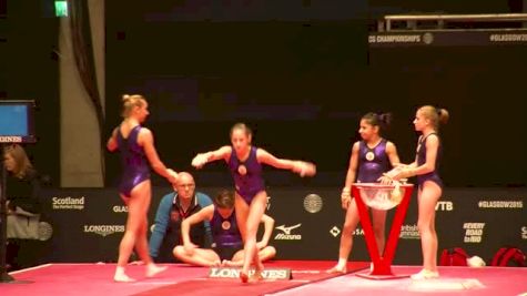 Russia, Maria Kharenkova, VT - 2015 World Championships Podium Training