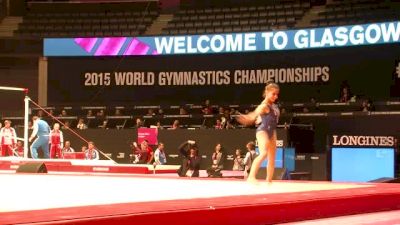 Italy, Lara Mori, FX - 2015 World Championships Podium Training