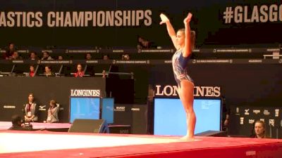 Italy, Elisa Meneghini, FX - 2015 World Championships Podium Training