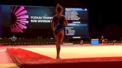 Italy, Carlotta Ferlito, FX - 2015 World Championships Podium Training